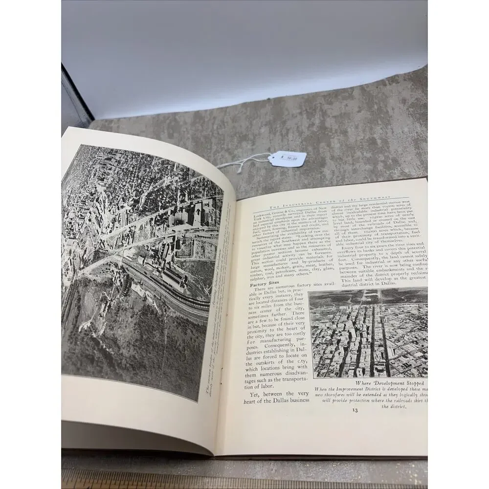 Vtg Pamphlet Dallas Industrial Ctr Of The SW Featuring Dallas Copyright 1928